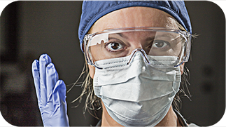Nurse with Glove